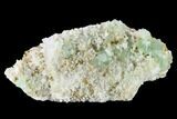 Fluorite with Manganese Inclusions on Quartz - Arizona #133673-1